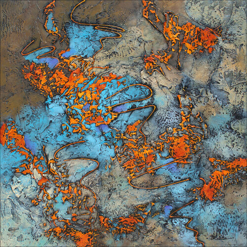 Sizzle di Nancy Eckels, Pittura in vendita su Singulart