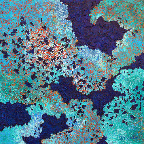 Lowland Lace van Nancy Eckels, Schilderij te koop op Singulart