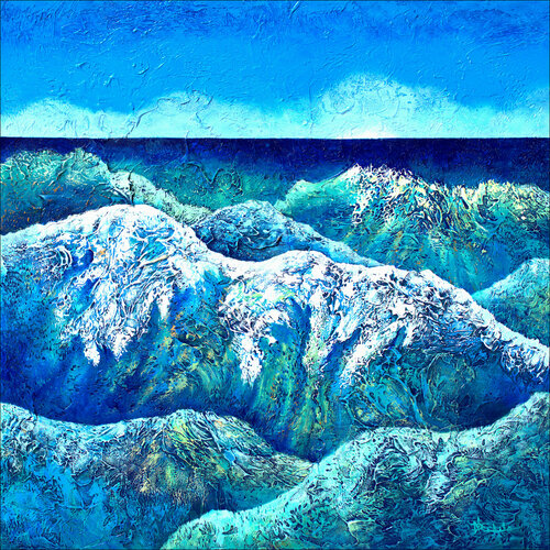 Rollin' In van Nancy Eckels, Schilderij te koop op Singulart