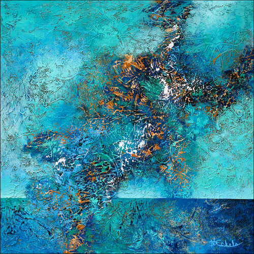 Blue Smoke van Nancy Eckels, Schilderij te koop op Singulart