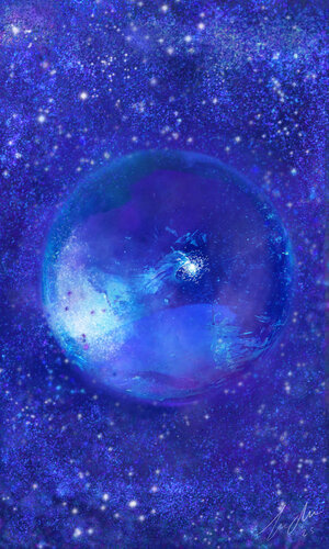 Blue Light Dragon von SUSANA MAZZARINO JIMENEZ, Digital kaufen auf Singulart