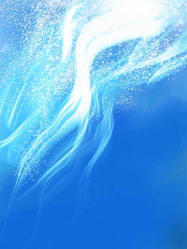 BLUE LIGHT IN THE OCEAN von SUSANA MAZZARINO JIMENEZ, Digital kaufen auf Singulart