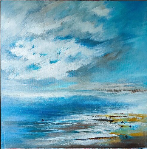 Ecume van Joëlle Poret, Schilderij te koop op Singulart