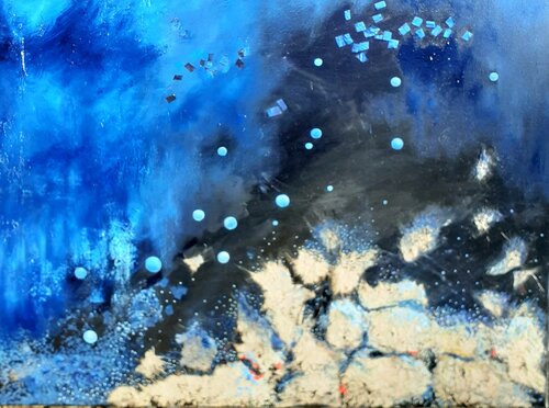 Et au commencement van Joëlle Poret, Schilderij te koop op Singulart
