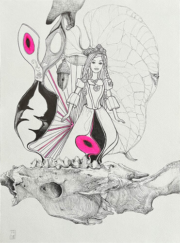 Wonder World by Patrick Reischel, 종이 for Sale on Singulart