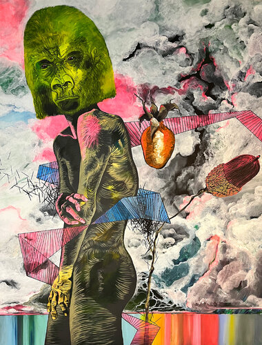 Wer ist Was!? / Who is What!? by Patrick Reischel, 회화 for Sale on Singulart