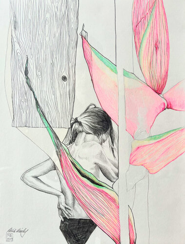 Verwehrter Blick by Patrick Reischel, 종이 for Sale on Singulart