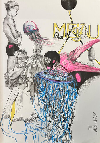 Medusa by Patrick Reischel, 종이 for Sale on Singulart