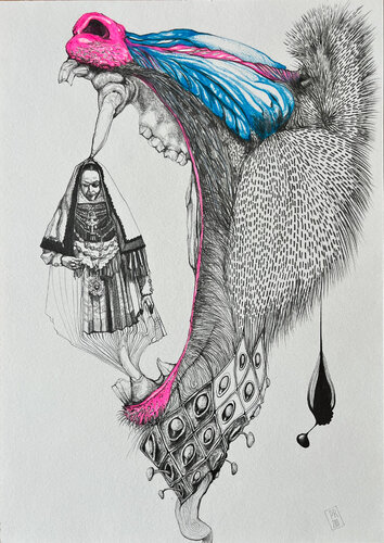 Island I van Patrick Reischel, Werk op papier te koop op Singulart