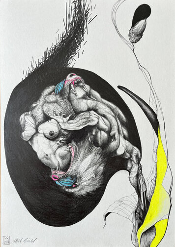 Dancing Couple by Patrick Reischel, Work on Paper for Sale on Singulart