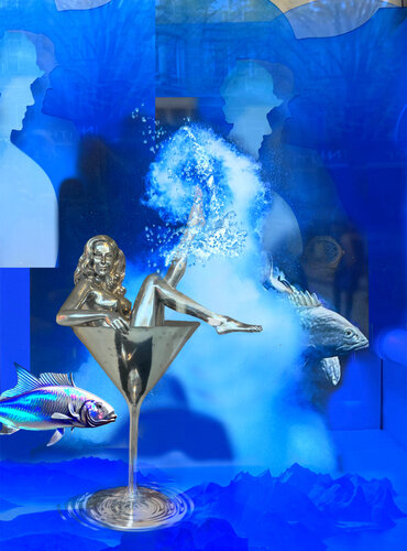 LADY CHAMPAGNE ZÜRICH van Gabriele Breu, Digitaal te koop op Singulart