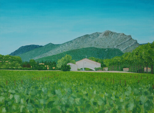 Rocher de la Marianne di jean-michel poveda, Pittura in vendita su Singulart