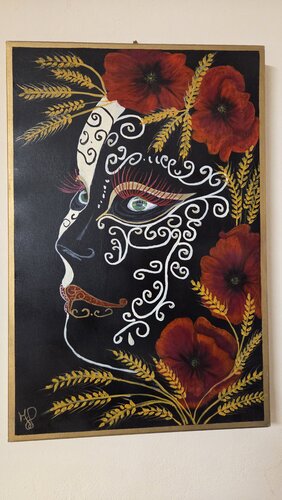LA MIA MASCHERA di Francesca Dringoli, Pittura in vendita su Singulart