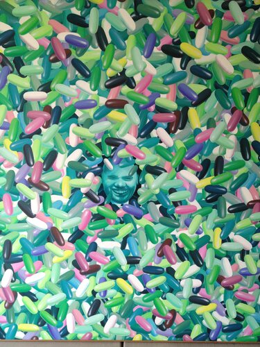 Mr. Green di Paul Spina, Pittura in vendita su Singulart
