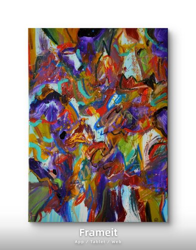 Rinascita nel vento - Rebirth in the wind von Miriam Rita Scotto, Malerei kaufen auf Singulart