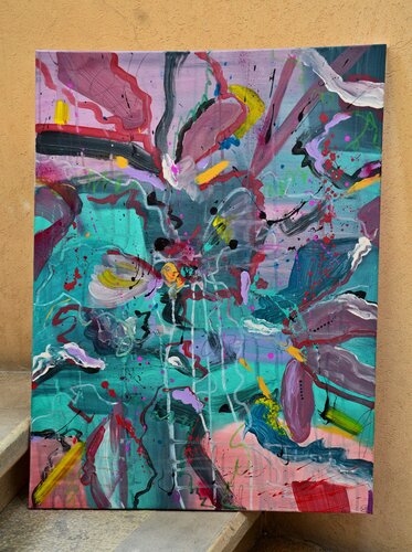 Tutto tace, eppur si muove - Everything is silent, yet it moves by Miriam Rita Scotto, Painting for Sale on Singulart