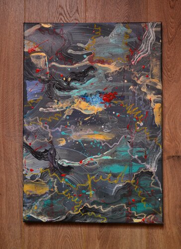 The sky into the sea by Miriam Rita Scotto, Painting for Sale on Singulart