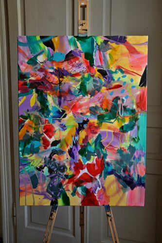 Ci vediamo in cortile van Miriam Rita Scotto, Schilderij te koop op Singulart