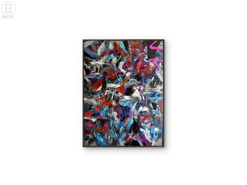 Giardino in festa van Miriam Rita Scotto, Schilderij te koop op Singulart