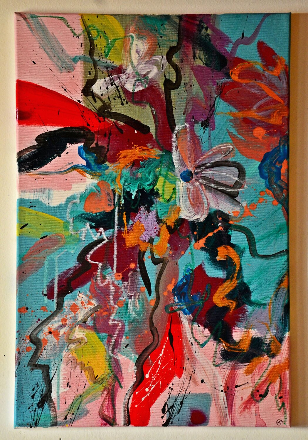 You remind me of spring Miriam Rita Scotto Originalgemälde zu verkaufen