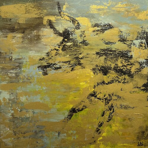 Höhlenmalerei Lascaux I Original von Ute Vimercati Sanseverino, Malerei kaufen auf Singulart