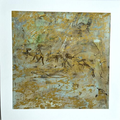 Lascaux Höhlenmalerei 2 (Kopie/Druck) von Ute Vimercati Sanseverino, Druck kaufen auf Singulart