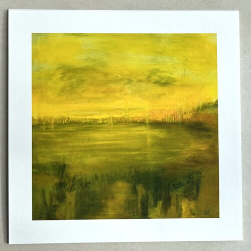 paesaggio calmo (Kopie/Druck) von Ute Vimercati Sanseverino, Druck kaufen auf Singulart