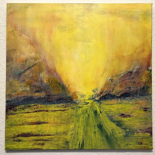 Weg ins Licht von Ute Vimercati Sanseverino, Malerei kaufen auf Singulart