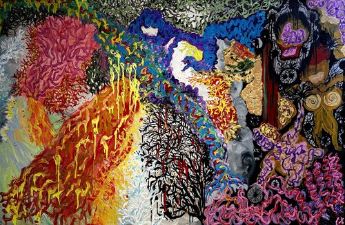 Circus Of Mind von HANSA SETHI, Malerei kaufen auf Singulart