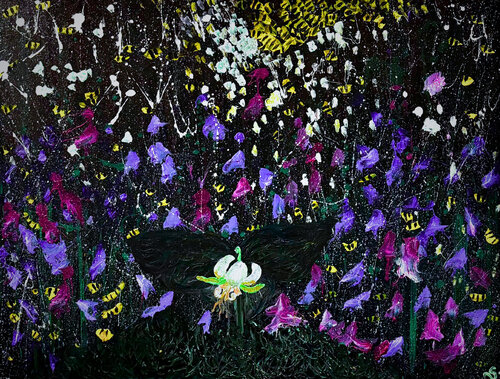 Nodding Trillium von HANSA SETHI, Malerei kaufen auf Singulart