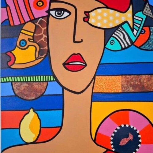 Pêche au Citron by Celia Fovez, Painting for Sale on Singulart