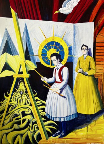 Wrangler van Betty Brownlee, Werk op papier te koop op Singulart