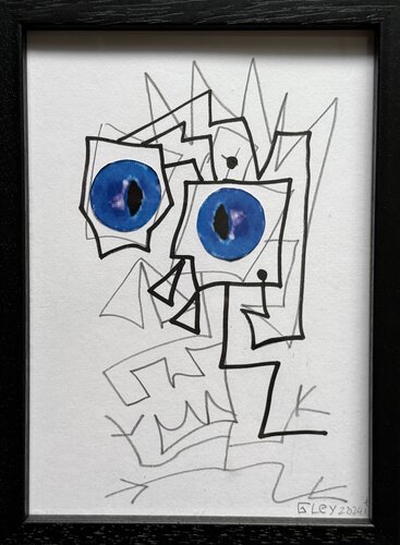 Selbstbildnis MG 3 by Markus Gley, Work on Paper for Sale on Singulart