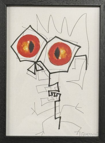 Selbstbildnis MG 5 by Markus Gley, Work on Paper for Sale on Singulart