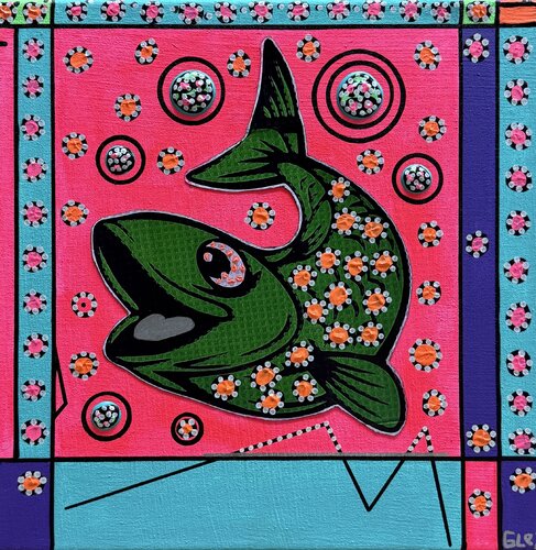 KKW Fisch 4 di Markus Gley, Pittura in vendita su Singulart
