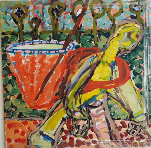 Sowing the lands von Henk Pieterse, Malerei kaufen auf Singulart
