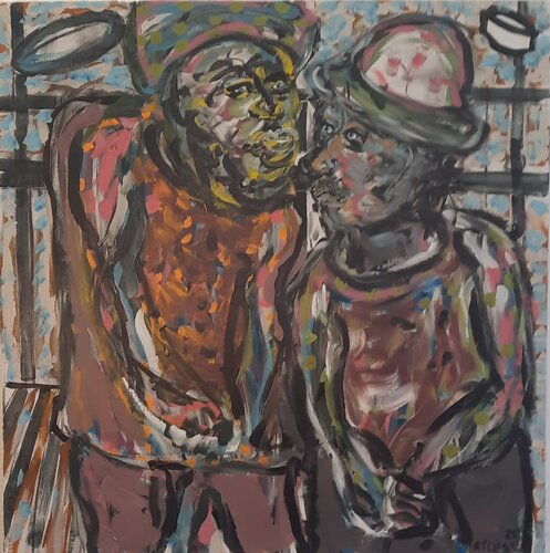 The kiss von Henk Pieterse, Malerei kaufen auf Singulart