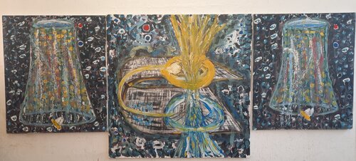 Black hole Timemachine. von Henk Pieterse, Malerei kaufen auf Singulart