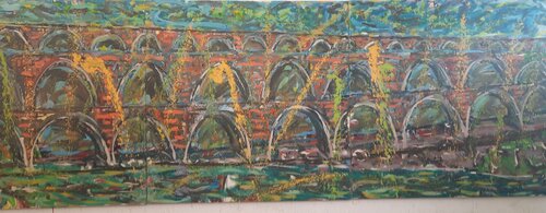 End of Pont du Garde di Henk Pieterse, Pittura in vendita su Singulart