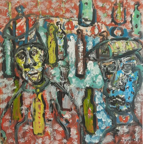 Drunken van Henk Pieterse, Schilderij te koop op Singulart