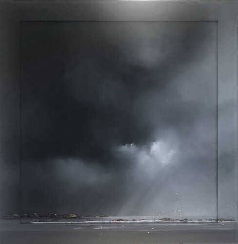 582 Derniers rayons du soleil van Yannick Tranquillin-Peyroux, Schilderij te koop op Singulart