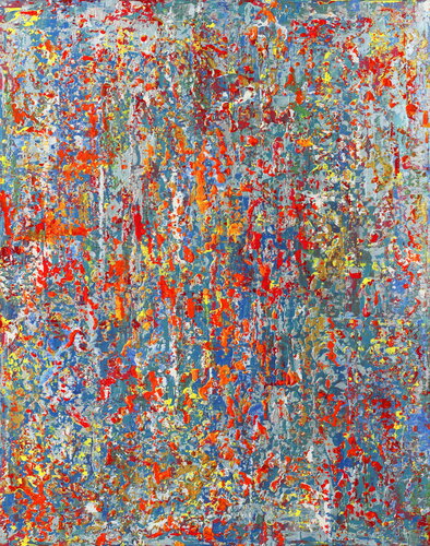 Red Pebbles 2025 van Gregory Christeas, Schilderij te koop op Singulart