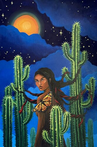 Moonbound van Kseniia Barvinko, Schilderij te koop op Singulart