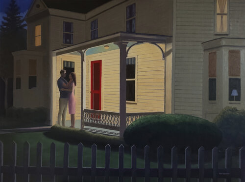Love on a Summer Evening de David Arsenault, Pintura a la venta en Singulart