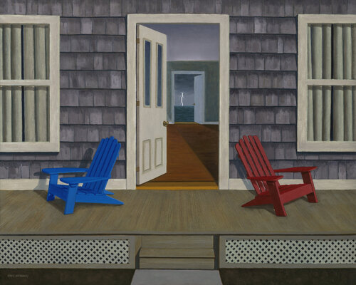 Overdue Conversation II de David Arsenault, Pintura a la venta en Singulart