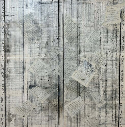 Symphony, a diptych di Constance Pappalardo, Altri media in vendita su Singulart