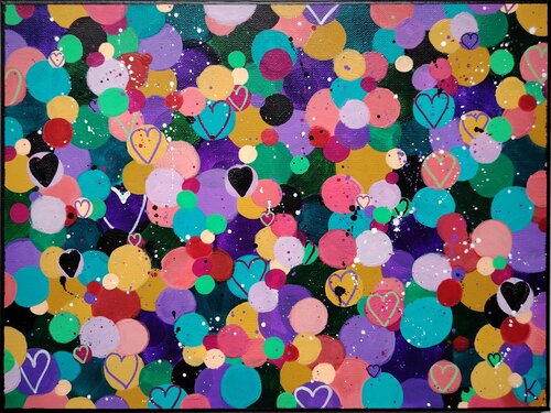 Pretty like a heart di KOA, Pittura in vendita su Singulart