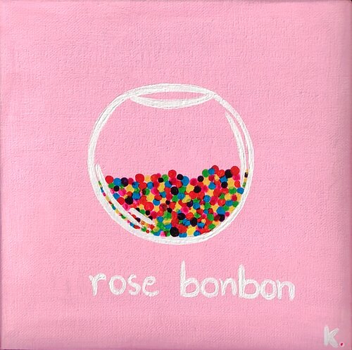 Rose Bonbon von KOA, Malerei kaufen auf Singulart