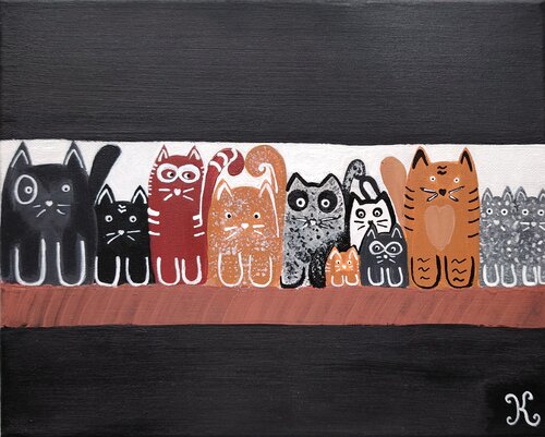 Cats von KOA, Malerei kaufen auf Singulart