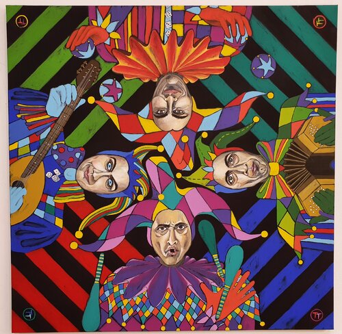 "The show has begun" van Tornado Twins, Schilderij te koop op Singulart